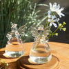 Mini Glass Angel Shape Flower Vase