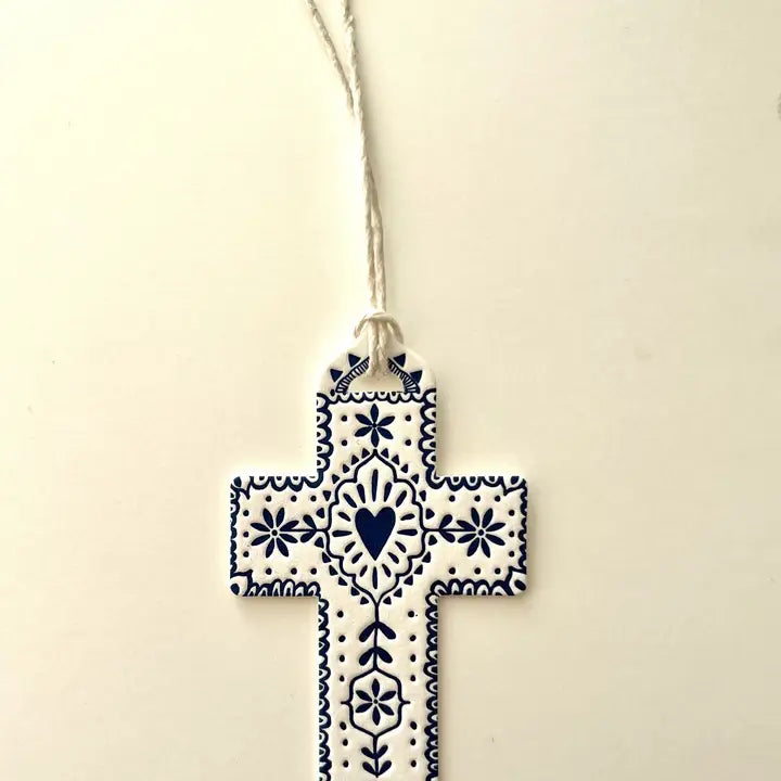 Cotton Letter Press Hanging Cross made in Australia – St Paul's ...