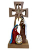 HOLY FAMILY LED NATIVITY CROSS