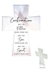 CERAMIC STANDING CROSS -CONFIRMATION