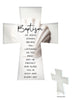 CERAMIC STANDING CROSS -BAPTISM