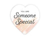 Heart shape Ceramic Inspirational Coasters