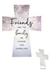CERAMIC STANDING CROSS - FRIENDS
