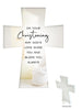 CERAMIC STANDING CROSS -CHRISTENING