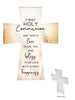 CERAMIC STANDING CROSS - FIRST HOLY COMMUNION