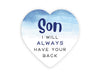 Heart shape Ceramic Inspirational Coasters