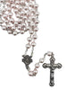 Catholic Rosary - MOTHER OF PEARL ROSARY - PINK