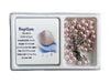 Catholic Rosary - BAPTISM PINK ROSARY AND PLAQUE