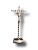 Metal Standing Crucifix on Plastic Base - 140 X 55 MM