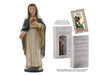 Statue - Boxed Statue with Prayer Cards - Sacred Heart of Mary (resin - 87mm high)
