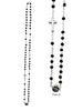 ROSARY NECKLACE CRYSTAL - BLACK