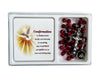 Catholic Rosary - CONFIRMATION ROSARY AND PLAQUE