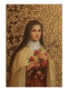 GOLD FOIL PLAQUE ST THERESE