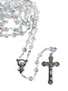 Catholic Rosary - CRYSTAL BEADS AURORA BOREALIS CRYSTAL CLEAR 5MM