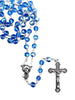 Catholic Rosary - CRYSTAL BEADS SAPPHIRE 6MM