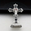 Standing METAL CRUCIFIX various colours