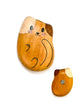 Fridge Magnet Wood Pebble Happy Wooden Cats