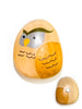 Fridge Magnet Wood Pebble Happy Wooden Fancy OWL