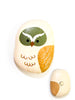 Fridge Magnet Wood Pebble Happy Wooden Fancy OWL