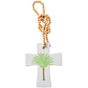 Ceramic Cross Enchanted Palm Haven - 14.5cm