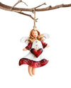 Angel & Santa Claus Christmas Hanging Decorations