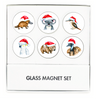 Glass Magnets- 6 designs- Aussie Animals Edition