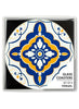 Glass Coasters - 4 designs- Mediteranean style mosaic design