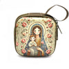 Metal Zipper Pouch for Rosary, Mixed Colors and Designs
