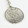 St Christopher Metal round Key ring