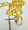 Catholic Rosary - CRYSTAL TOPAZ