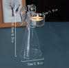 Clear Glass Angel Candlestick Holder