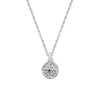 Stainless steel brave traveller compass pendant and cable chain necklace