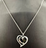 Necklace: Love Heart Love & Faith Gold (Walk By Faith Collection)