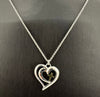 Necklace: Love Heart Love & Faith Gold (Walk By Faith Collection)