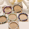 Stretch Rope Miraculous Mary Pendant beaded Bracelet