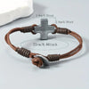 Cross Genuine Leather Bracelet