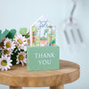 Mini greenhouse plaque - Thank You