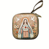 Metal Zipper Pouch for Rosary, Mixed Colors and Designs