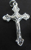 Silver Tone Metal Crucifix Pendant