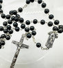 Catholic Rosary - DARK GREY HEMATITE