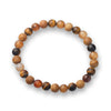 Blaze men’s natural stone bead bracelet