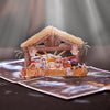 POP-UP LASER CUT NATIVITY GREETING CARD