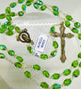 Catholic Rosary – CRYSTAL GREEN