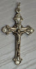 Silver Tone Metal Crucifix Pendant