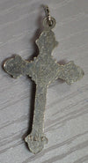 Silver Tone Metal Crucifix Pendant