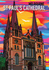 POSTCARD ST PAUL'S CATHEDRAL WINTERFEST 2025
