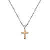 Stainless steel enamel cross necklace