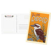 Kookaburra Illustrated Postcard | Australia |