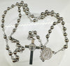 Catholic Rosary - St Benedict/Virgin Mary Stainless Steal