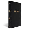 KJV Holy Bible, Giant Print with Cross-References, Black LeatherTouch with Decorative Cover Accents